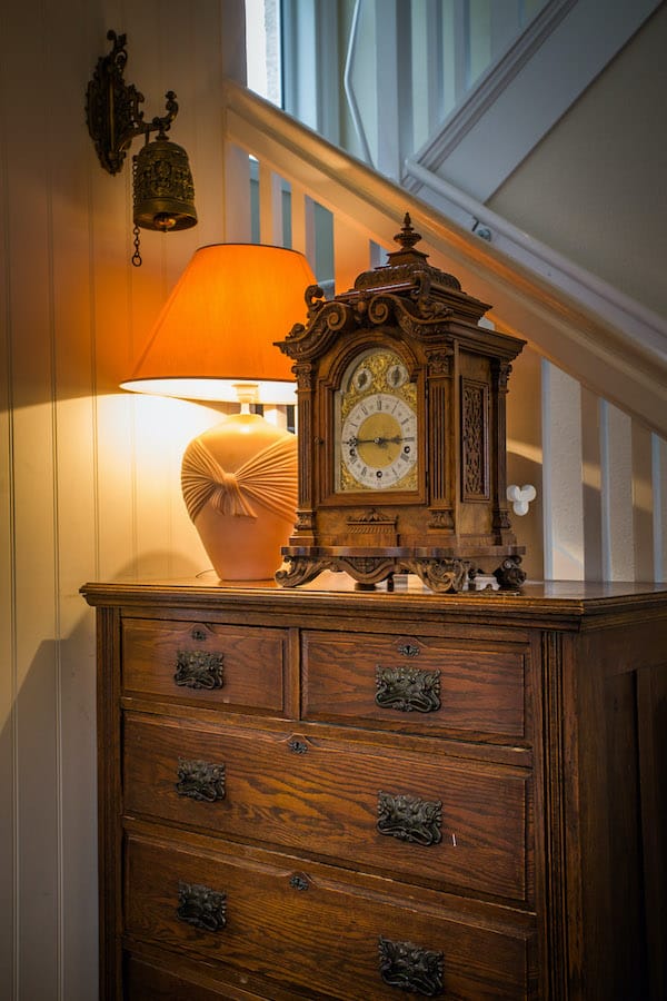 Large Hallway with Clock